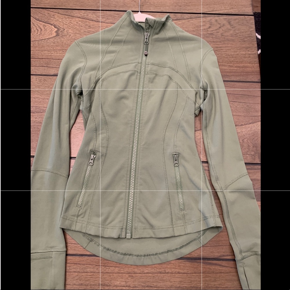 Lululemon Define jacket, hazel green